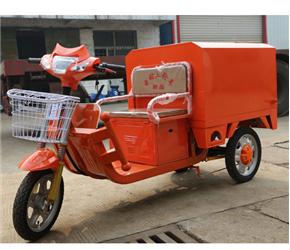 徐州平板頭600L鐵皮箱垃圾清運車